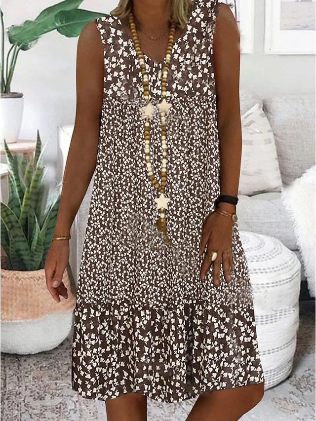 Aisling | Sleeveless V-Neck Dress
