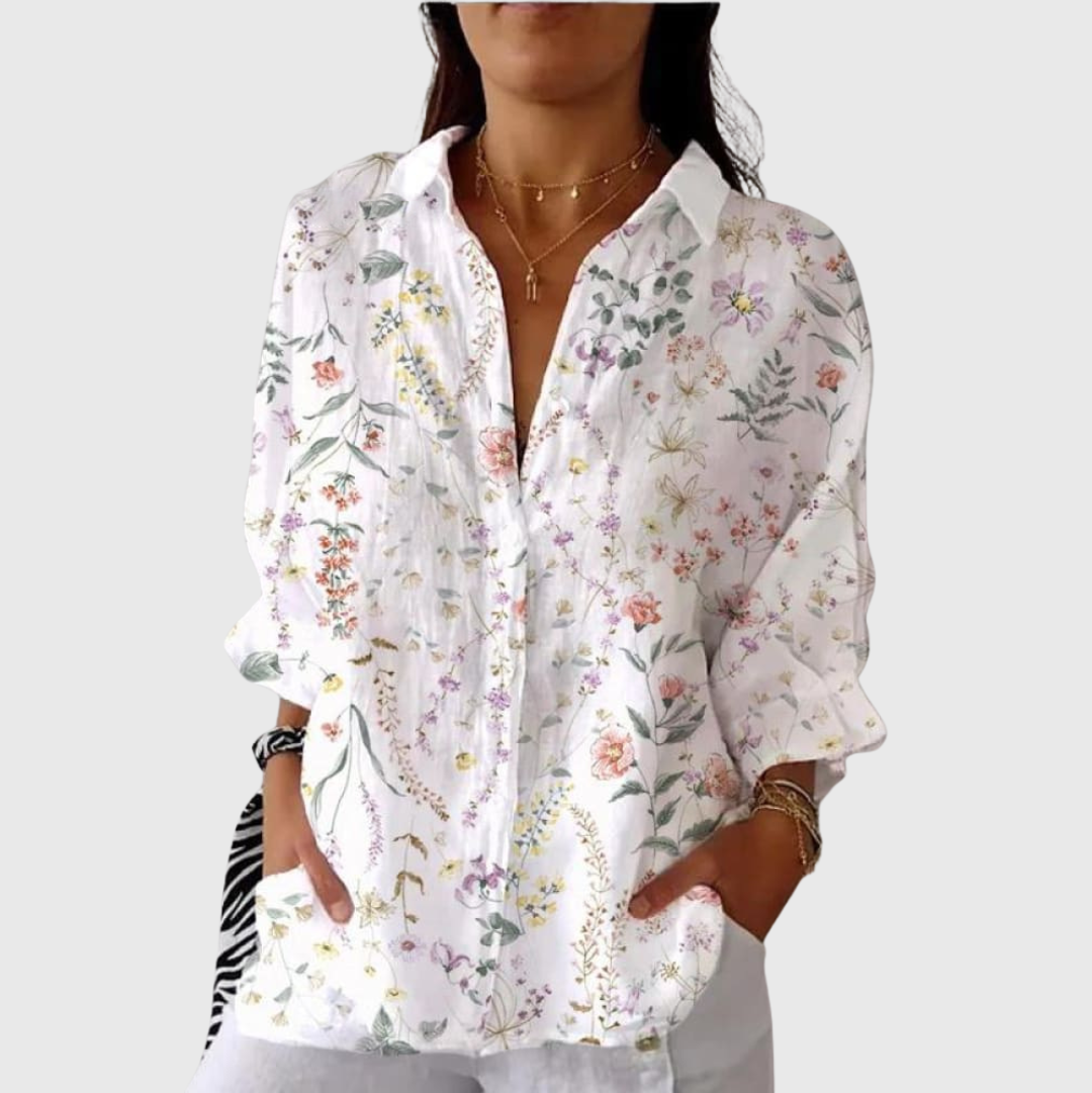 Deirdre | Lightweight Printed Blouse