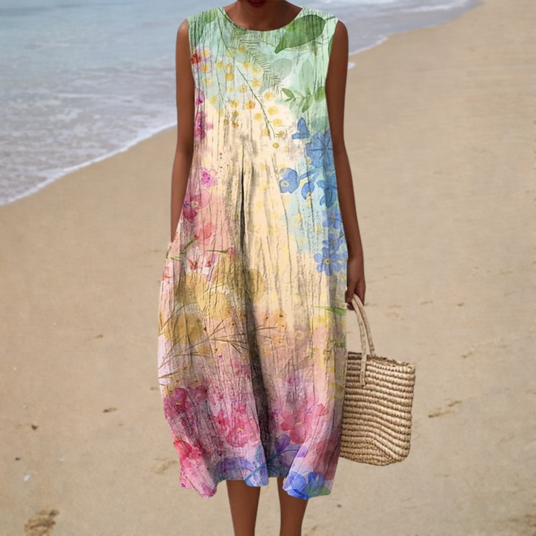 Raghnaid | Comfortable Sleeveless Summer Dress