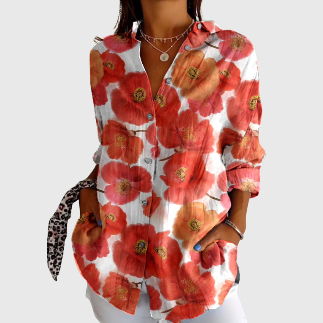 Caoimhe | Lightweight Printed Blouse