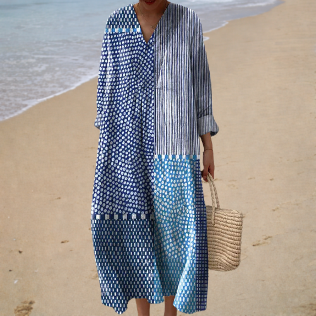 Caireann | Flattering Printed Summer Dress