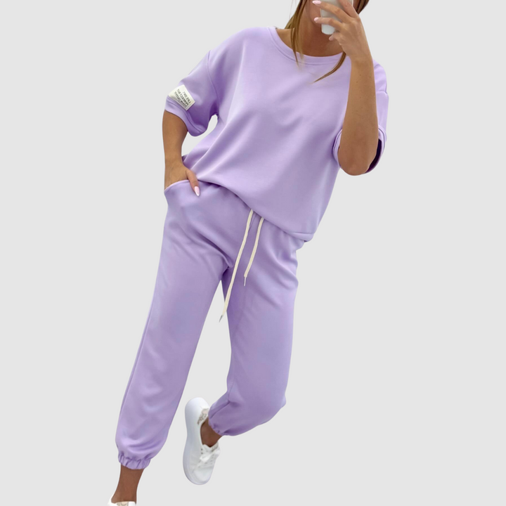 Velma | Short Sleeve Lounge Set
