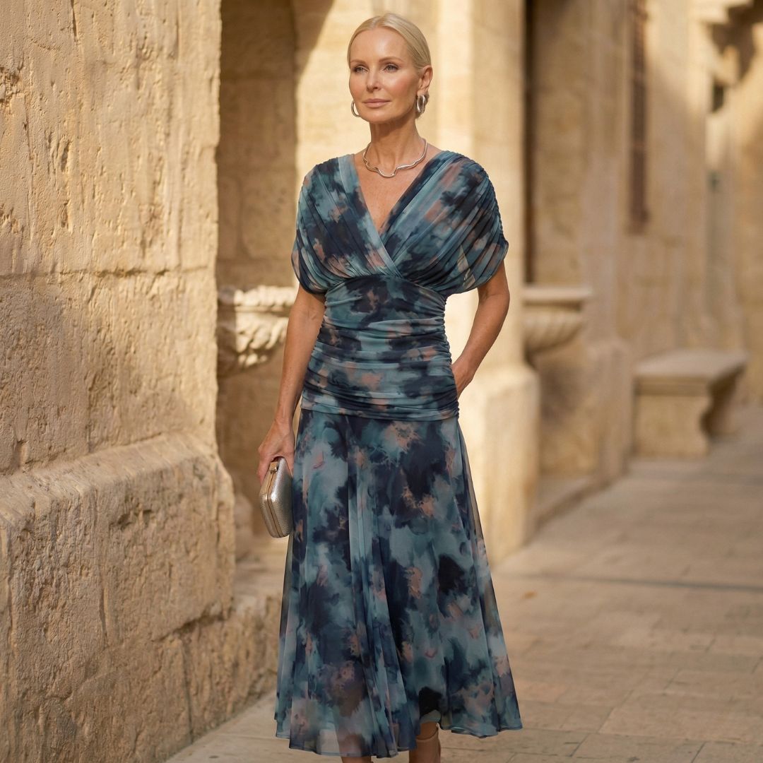 Sorcha | Elegant Blue Dress