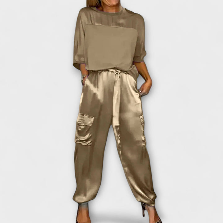 Aelish | Two-Piece Silk Set