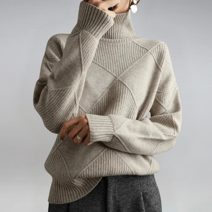 Órla | Luxurious High-Neck Cashmere Jumper