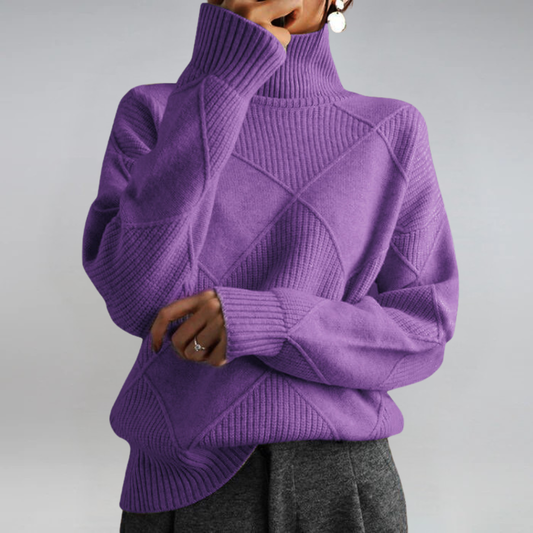 Órla | Luxurious High-Neck Cashmere Jumper