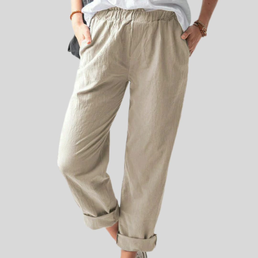 Eimear | Soft-Structure Trousers