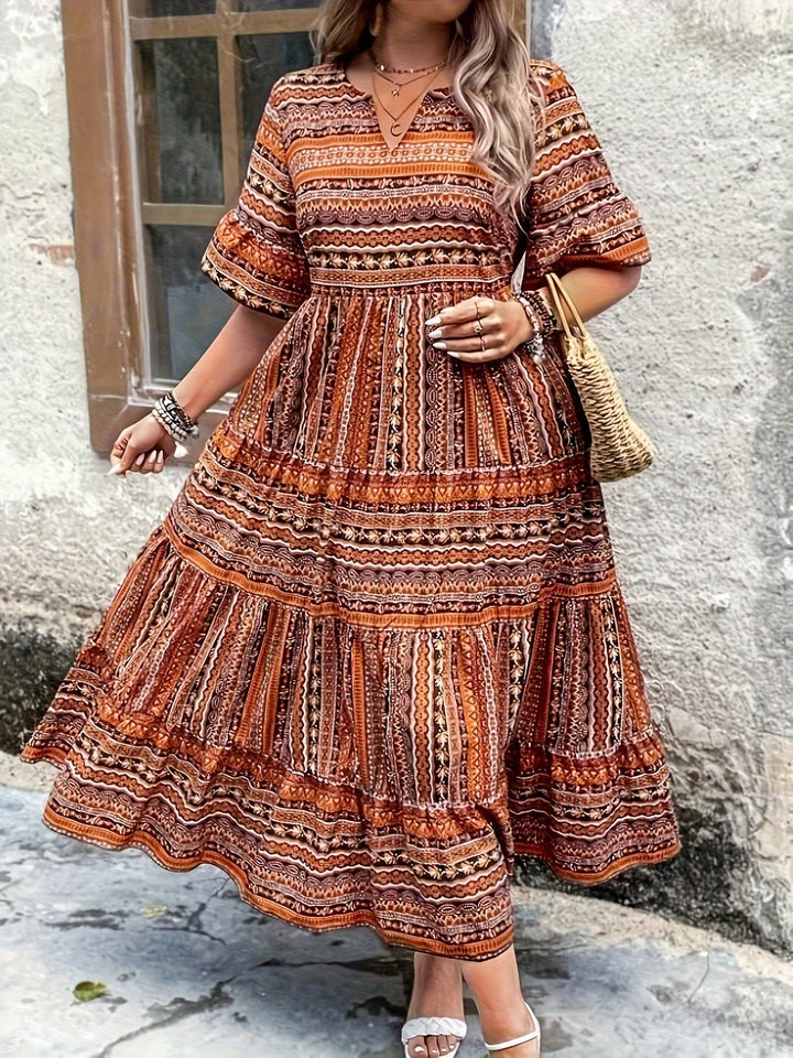 Doireann | Flowy Ethnic Dress