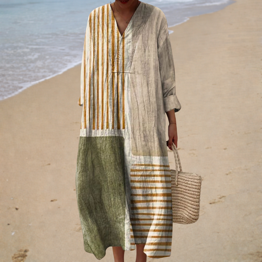 Naomh | Flattering Printed Summer Dress