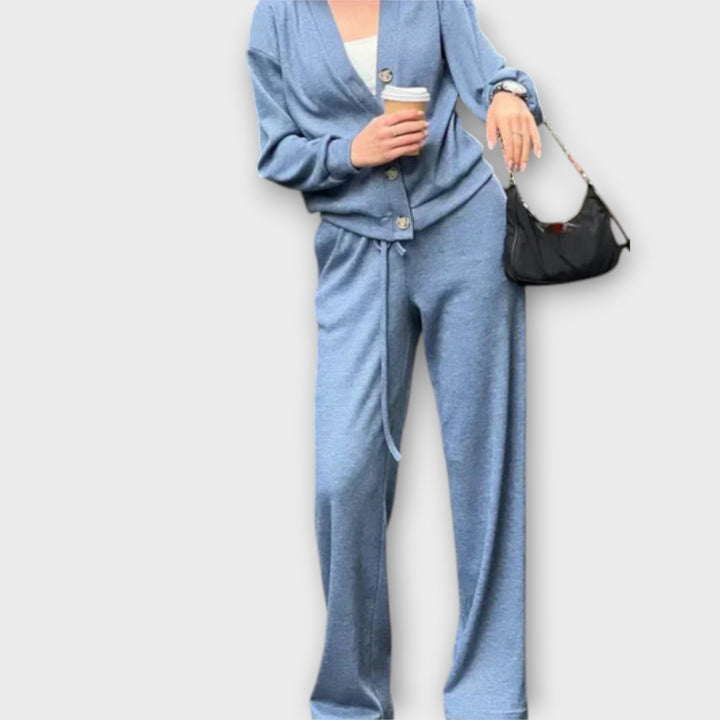 Fionnuala | Cardigan and Trousers Set