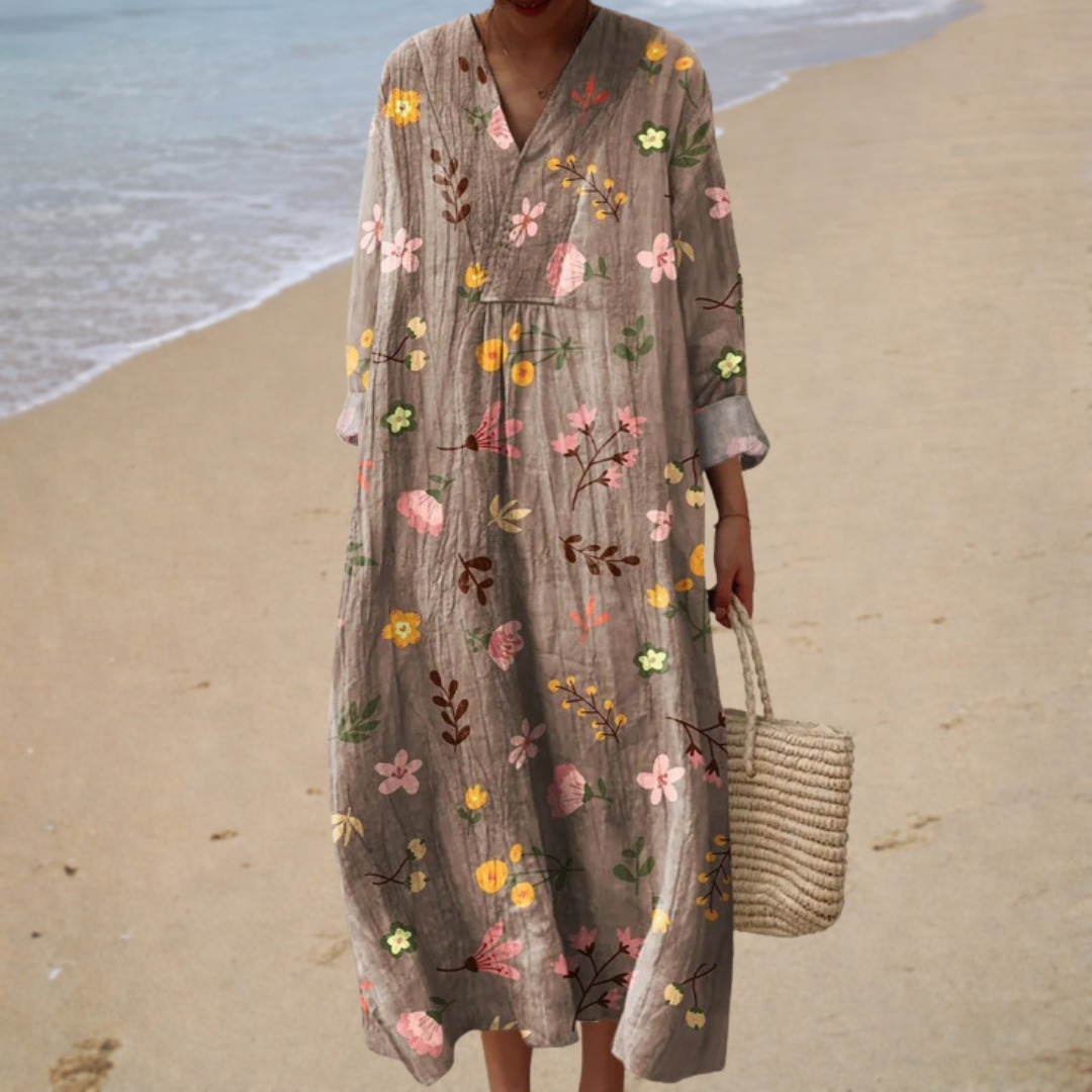 Dervla | Flattering Printed Summer Dress