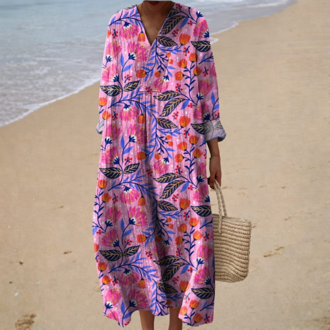 Roisín | Flattering Printed Summer Dress