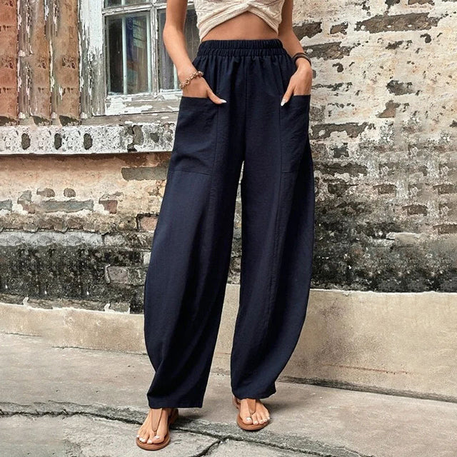 Brigid | Fluid Wide-Leg Trousers