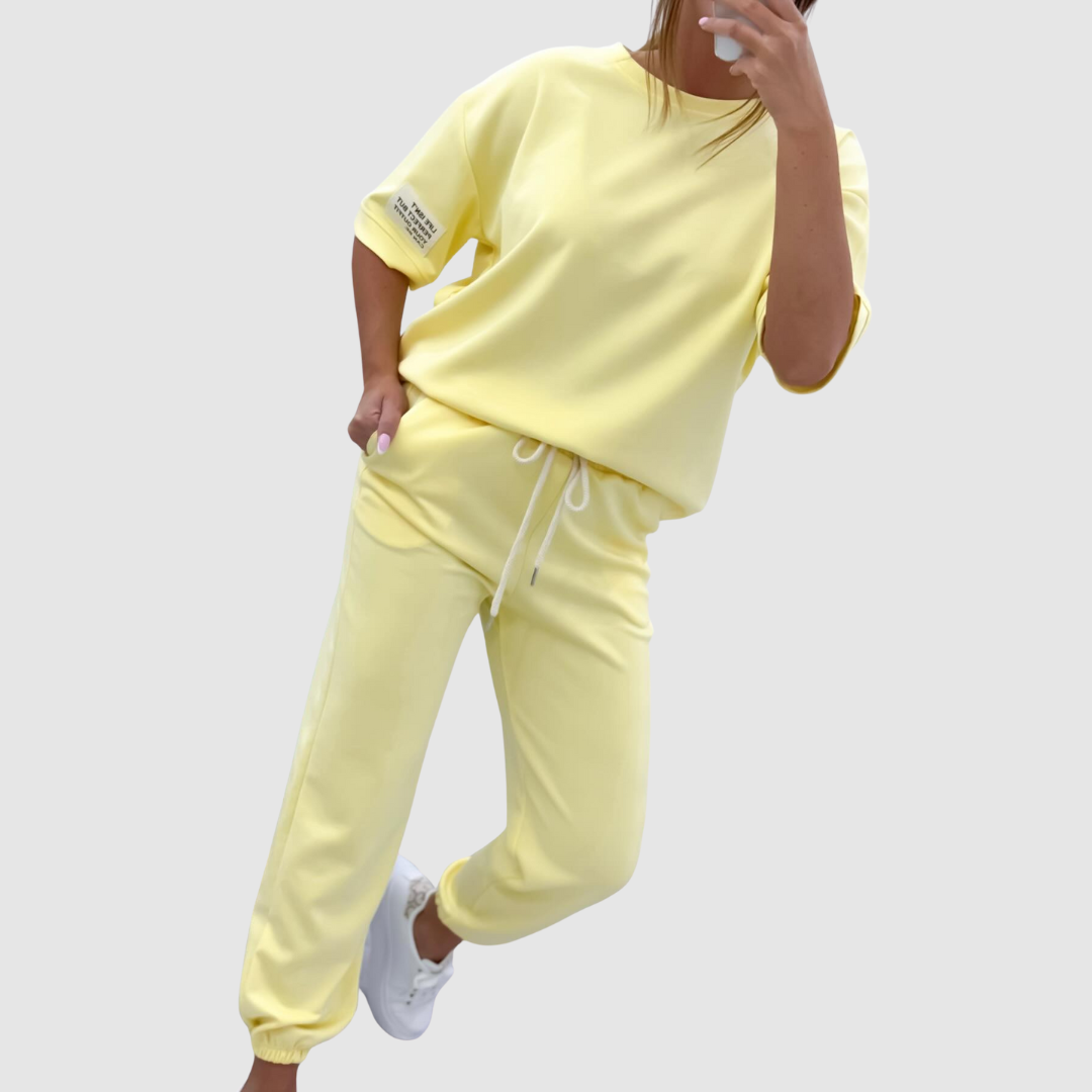Velma | Short Sleeve Lounge Set