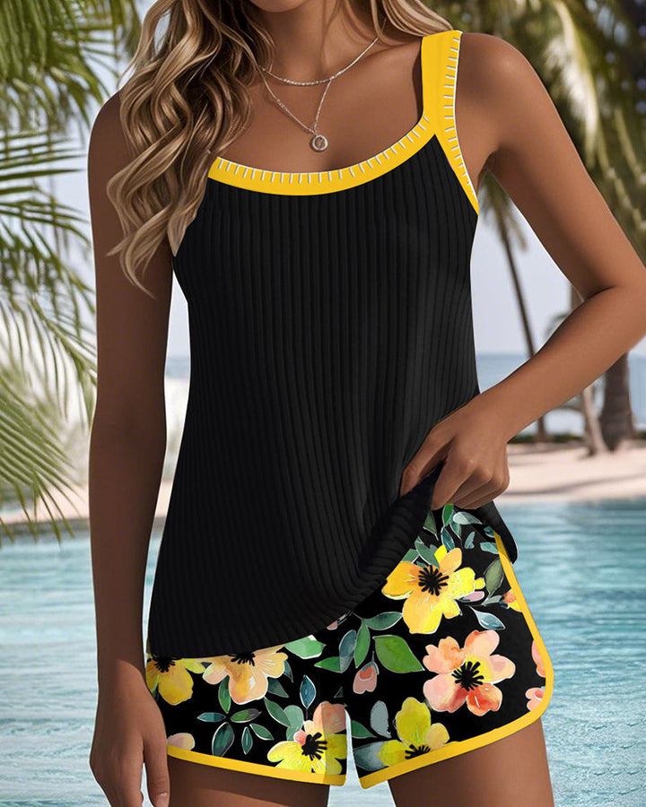 Aileen | Elegant Two-Piece Tankini Set