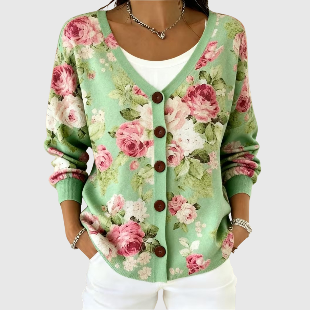 Róisín| Buttoned Soft Knit Cardigan