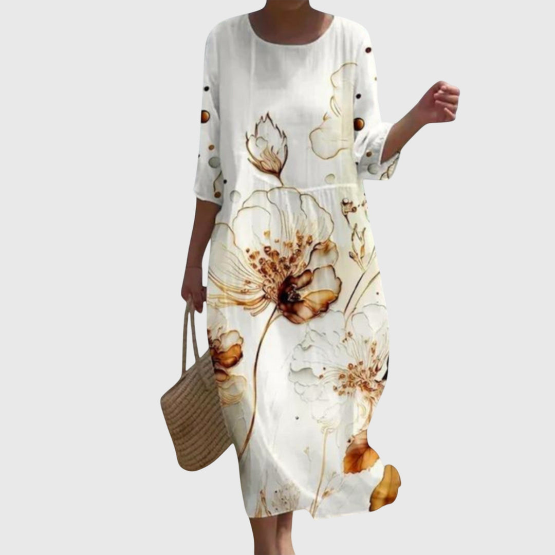 Aoife | Elegant Floral Maxi Dress