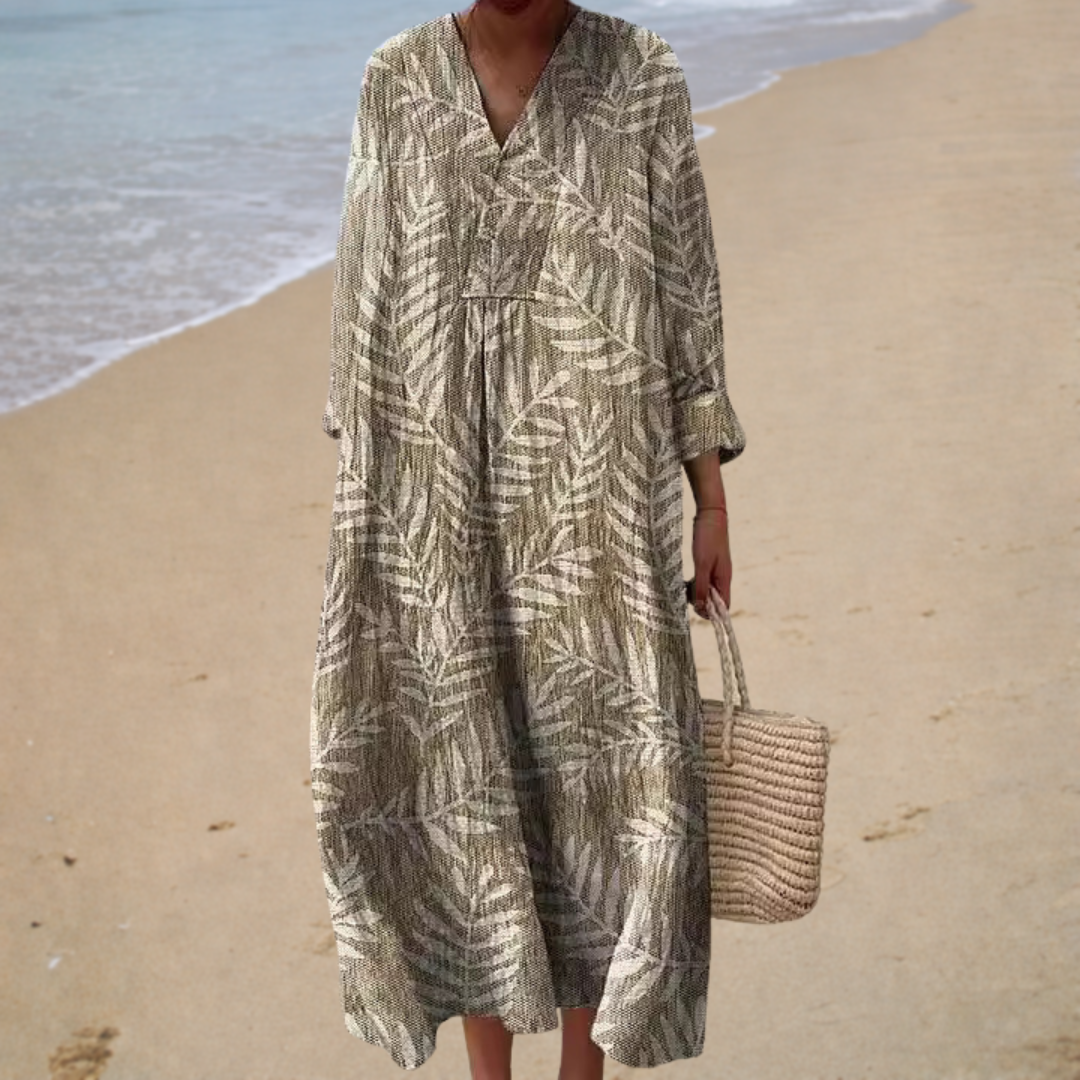 Deirdre | Flattering Printed Summer Dress