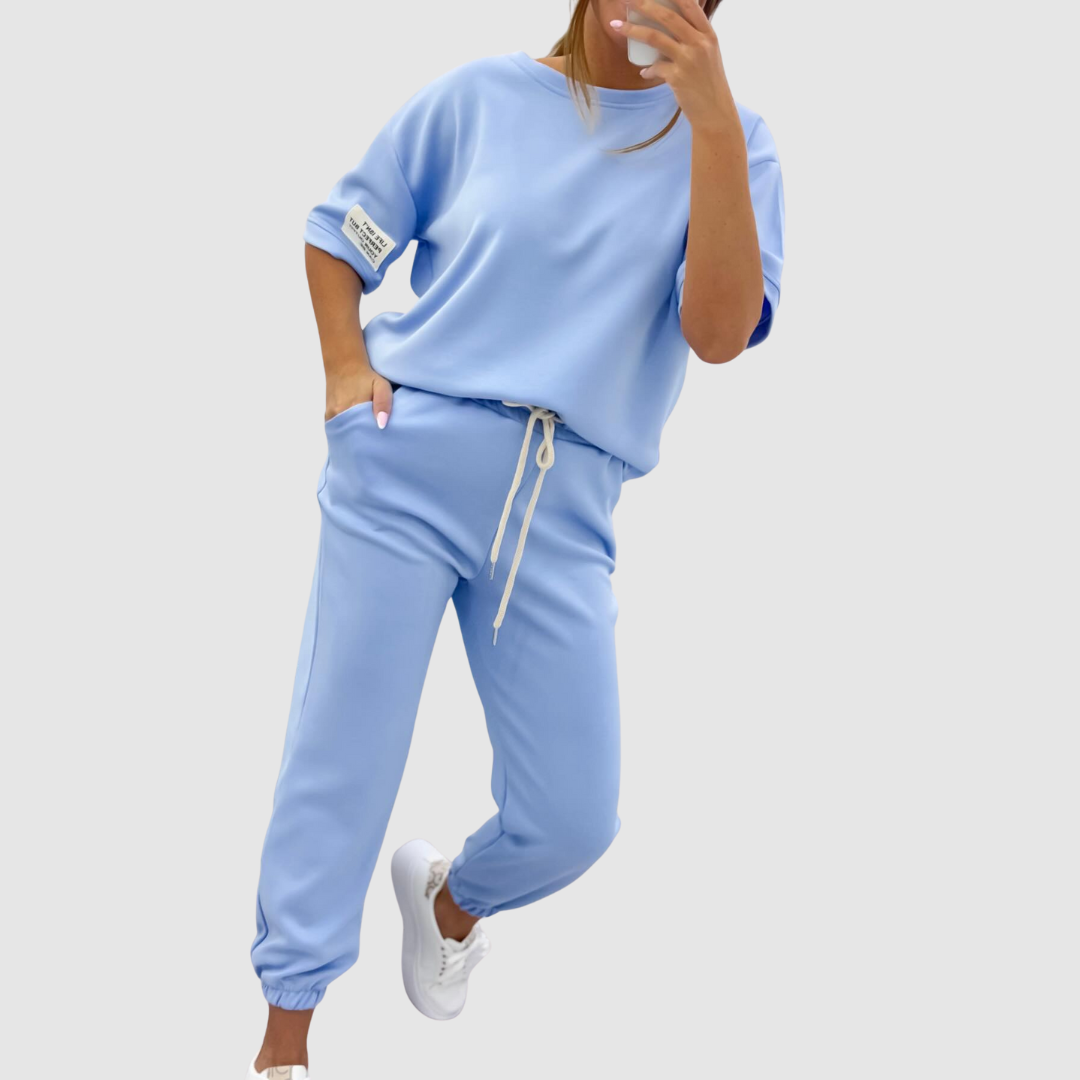 Velma | Short Sleeve Lounge Set