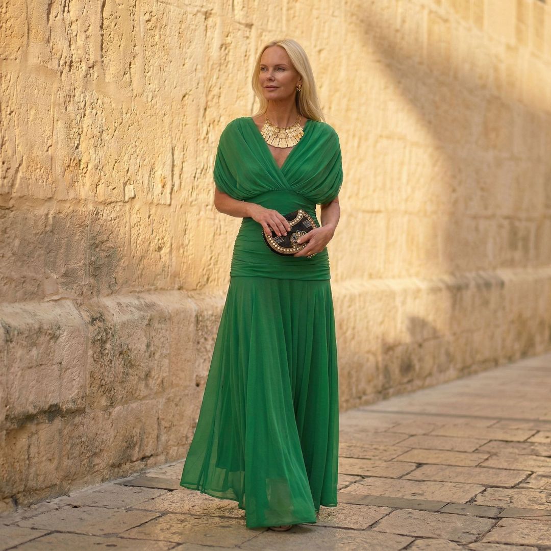 Saoirse | Elegant Green Dress