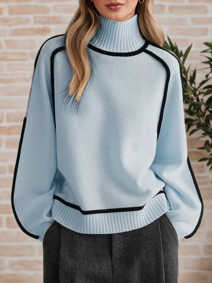 Sile | Elegant High-Neck Jumper