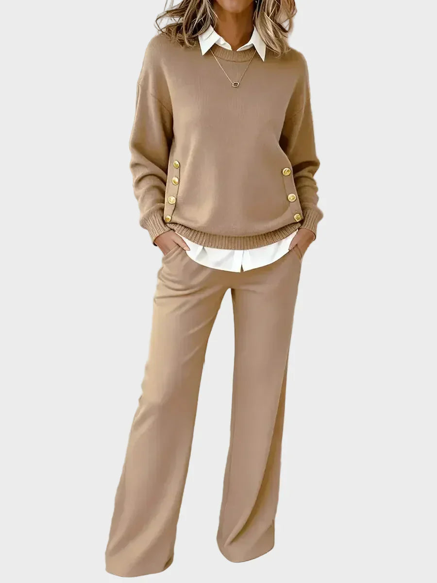 Grella | Elegant Sweater Set with Buttons