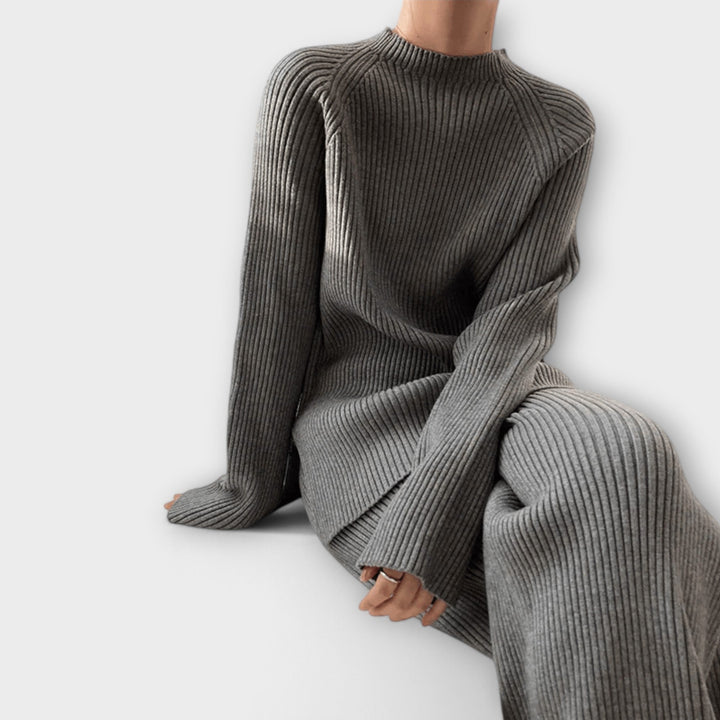 Eimear | 2-piece Cosy set in ribbed knit