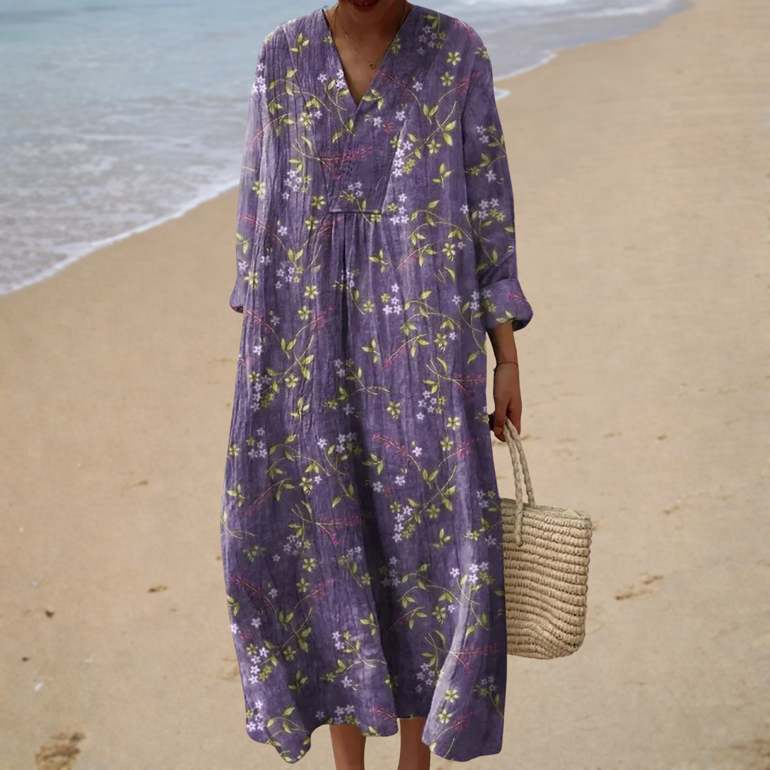 Muireann | Flattering Printed Summer Dress