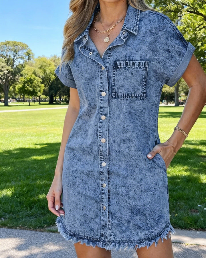 Catriona | Denim Shirt Dress