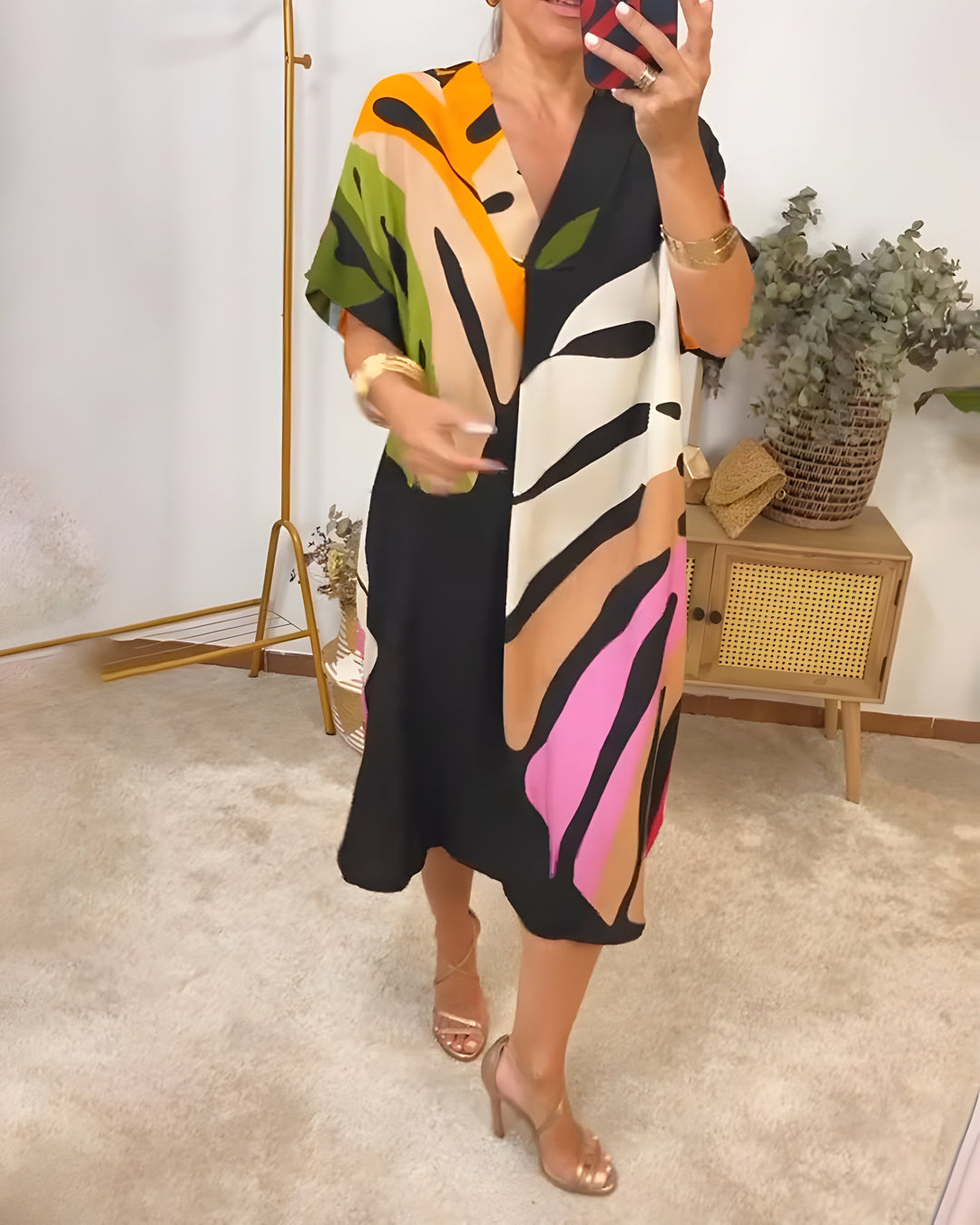 Maeve | Abstract Print Dress