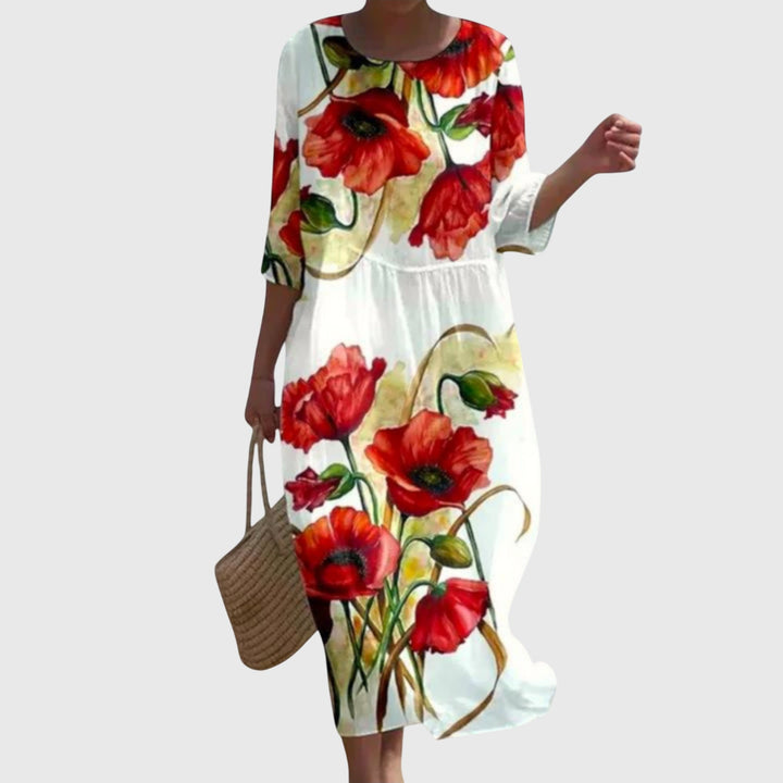Aoife | Elegant Floral Maxi Dress