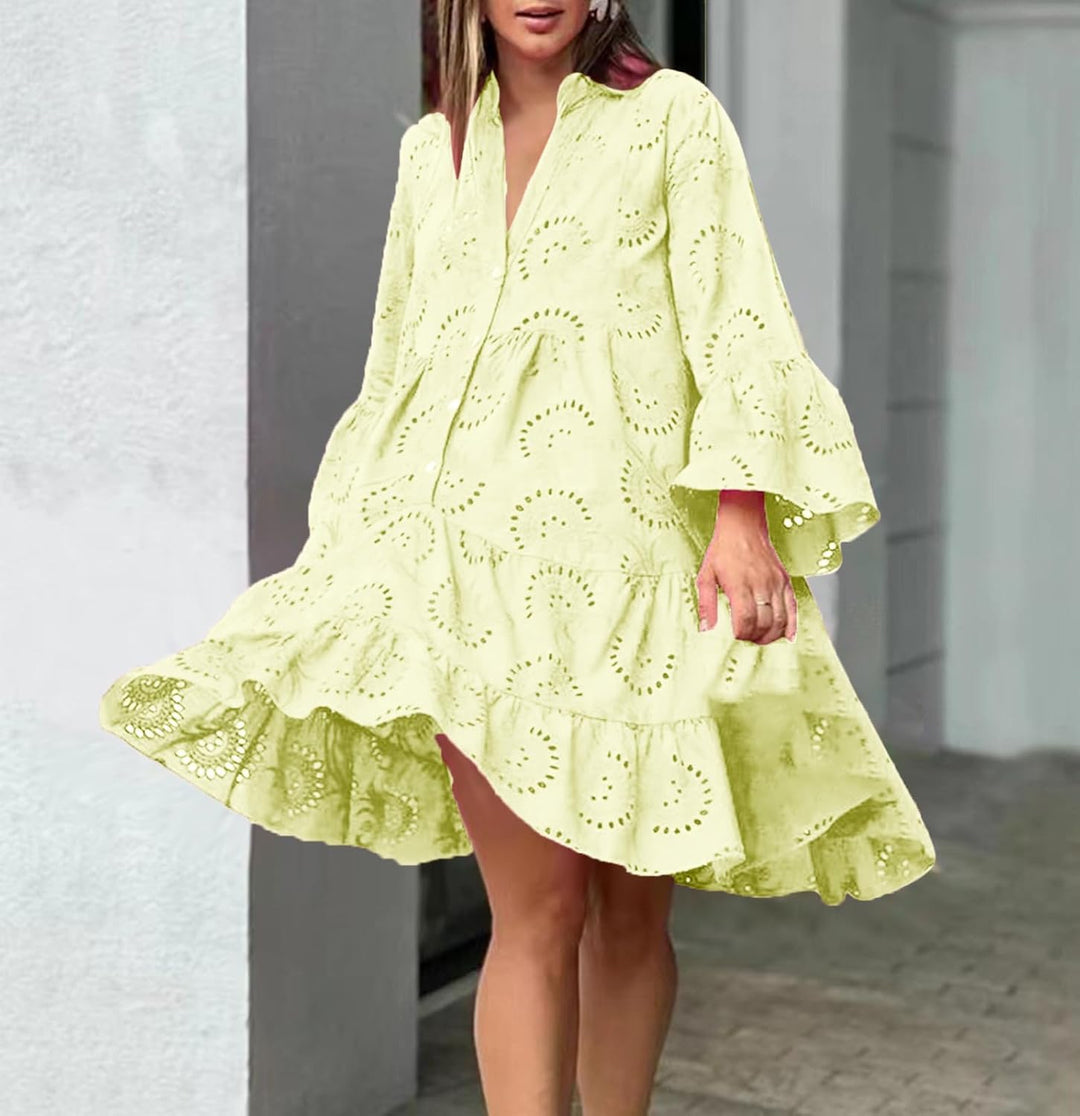Étain | Eyelet Dress