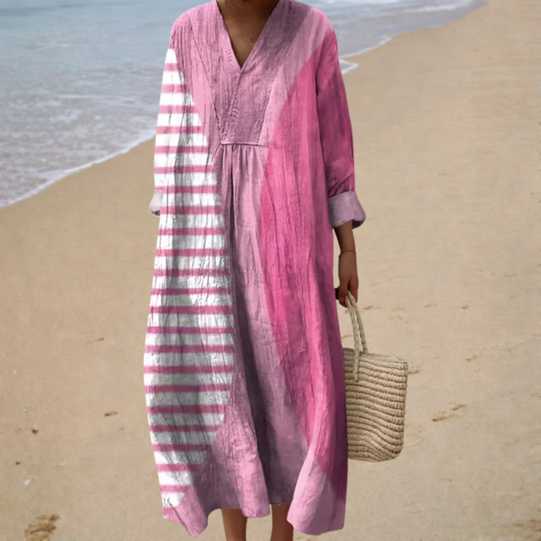 Isibéal | Flattering Printed Summer Dress