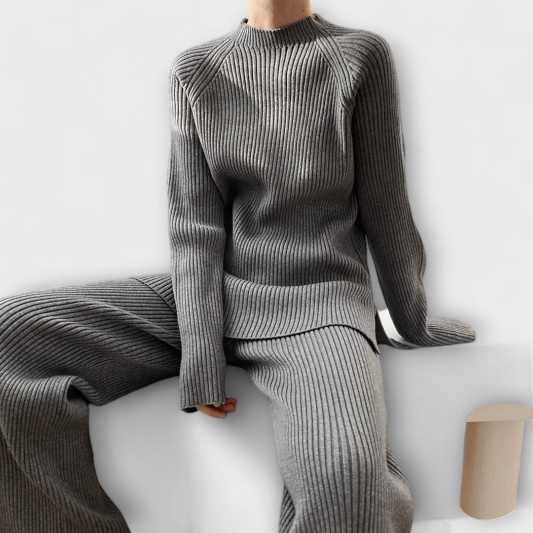 Eimear | 2-piece Cosy set in ribbed knit