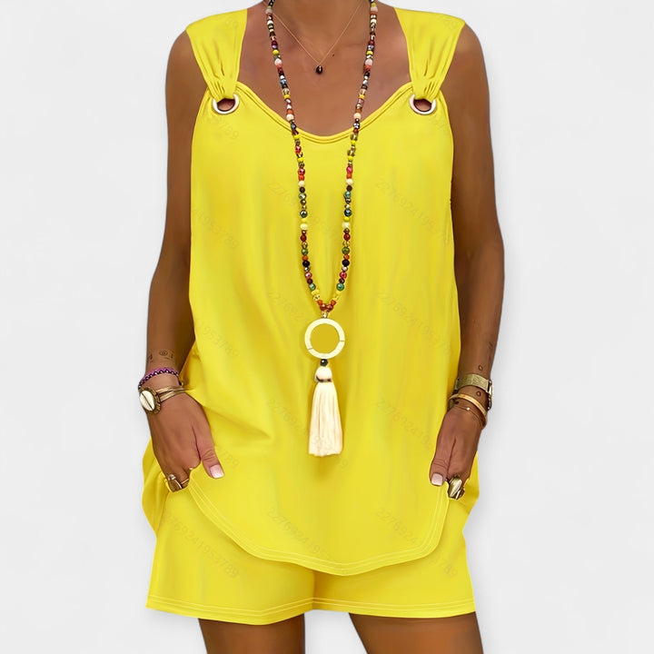 Brigid | Sleeveless Top and Shorts Set
