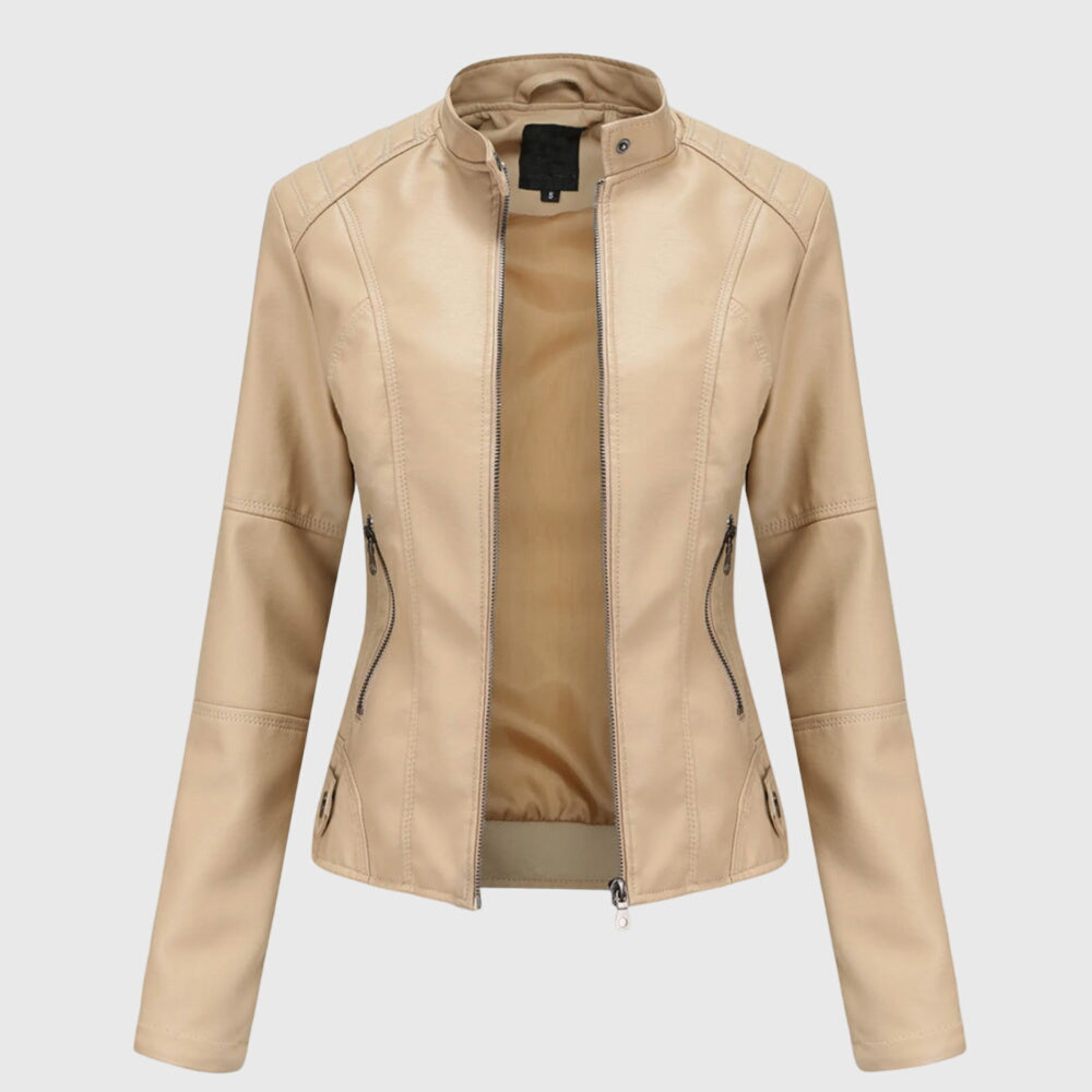 Saoirse | Elegant Leather Jacket for Women