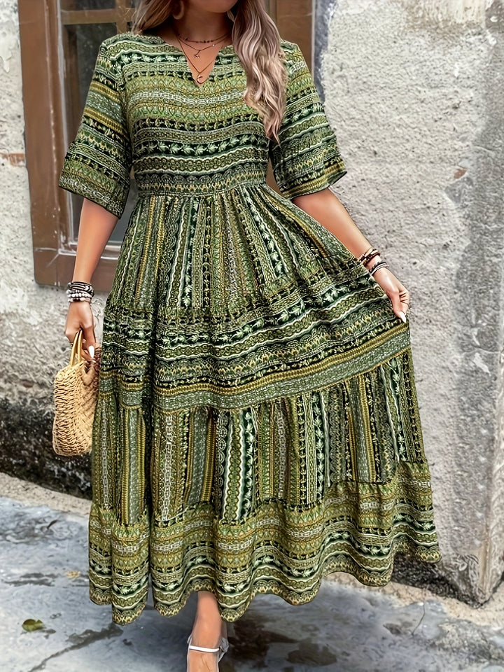 Doireann | Flowy Ethnic Dress