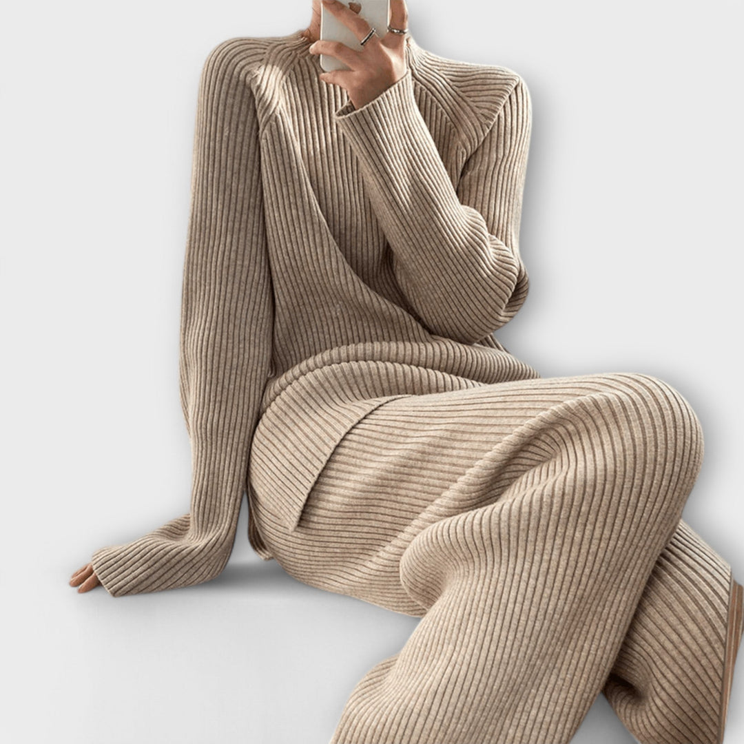 Eimear | 2-piece Cosy set in ribbed knit