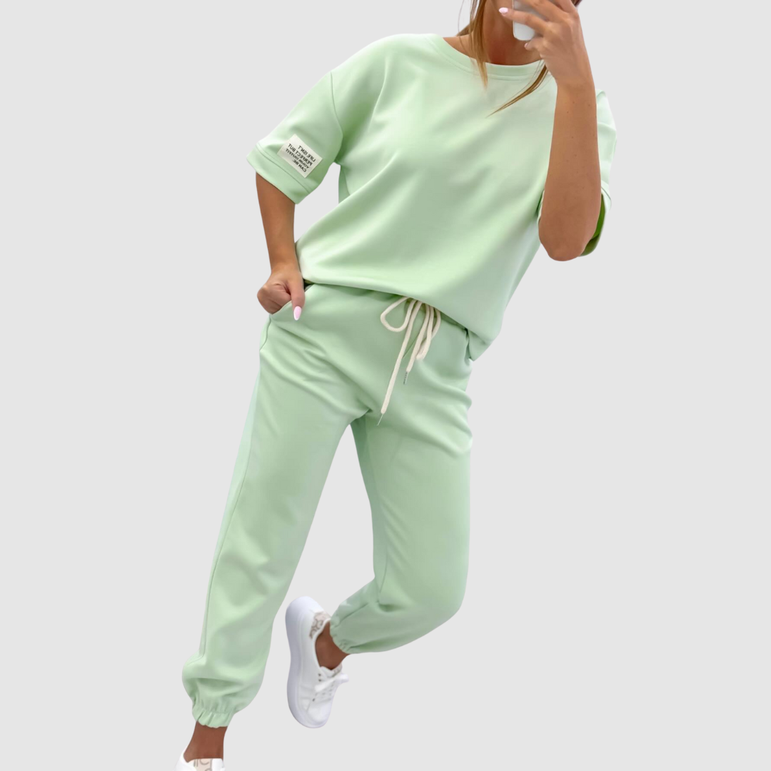 Velma | Short Sleeve Lounge Set