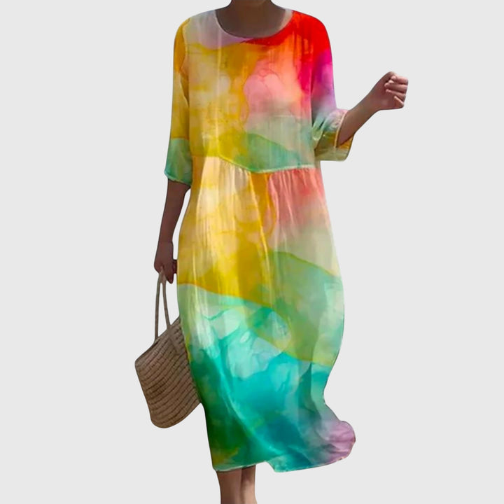 Aoife | Elegant Floral Maxi Dress
