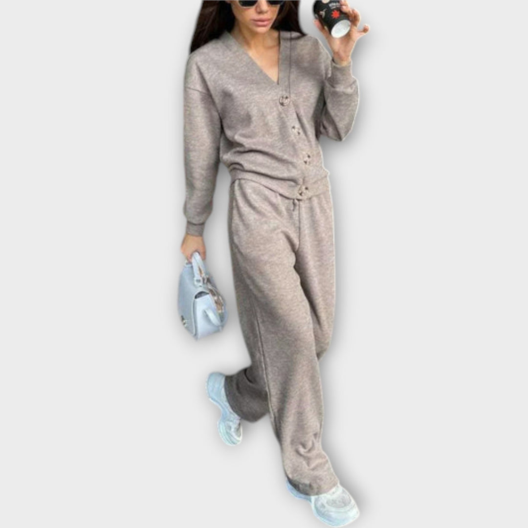 Fionnuala | Cardigan and Trousers Set