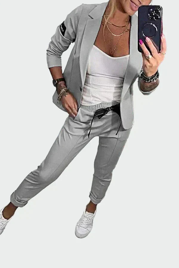Bebhinn | Women's Loose-Fitting Trouser and Blazer Set