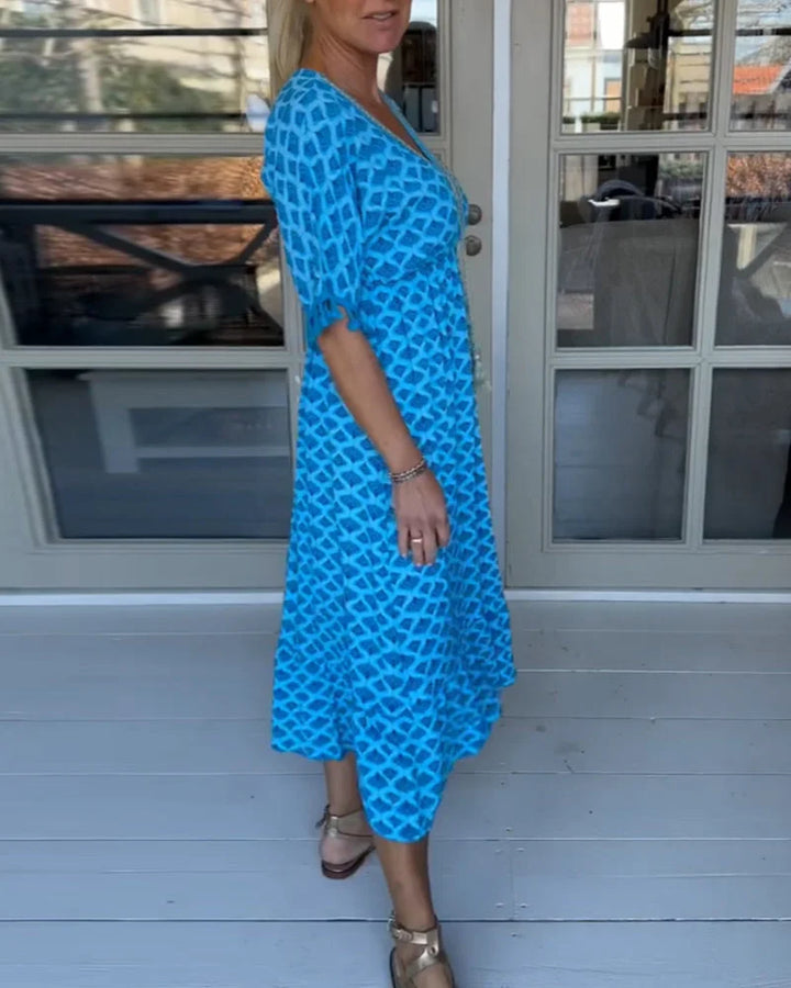 Elaine | Coastal Waves Dress