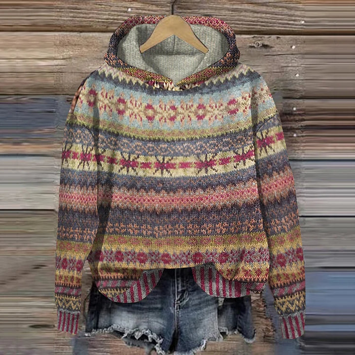 Aileen | Retro Ethnic Sweatshirt