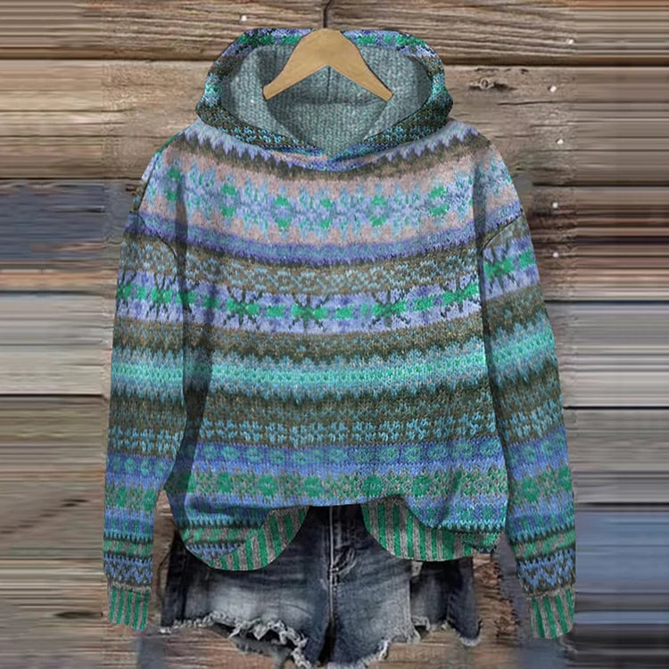 Aileen | Retro Ethnic Sweatshirt
