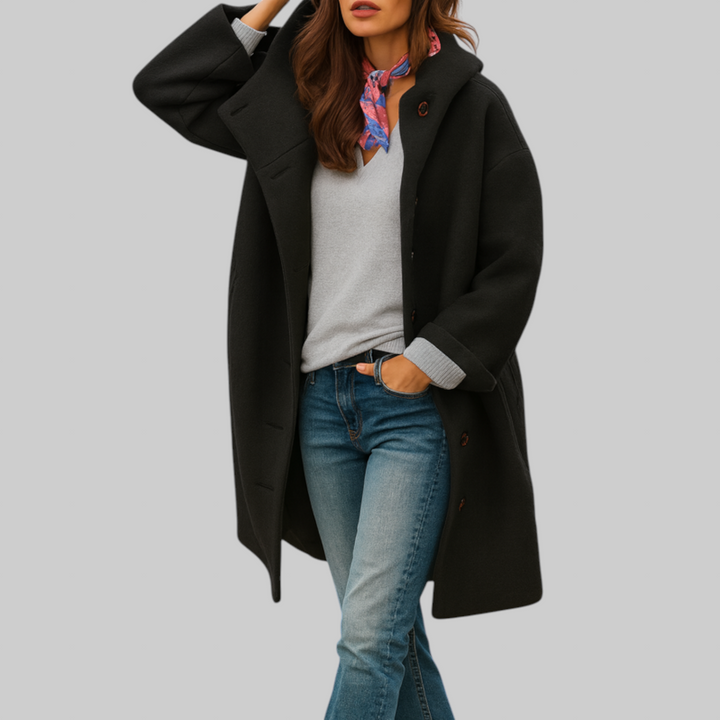 Blathnaid | Comfortable Everyday Mid-Length Coat