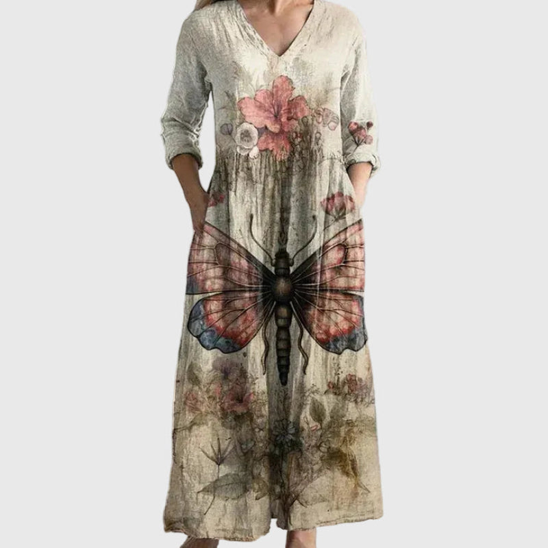 Roisín | Graceful Flowing Maxi Dress