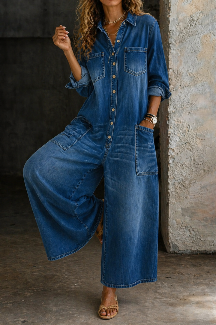 Sorcha | Casual Denim Jumpsuit