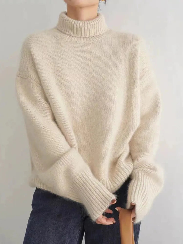 Cliona | Luxurious Cashmere Turtleneck Jumper