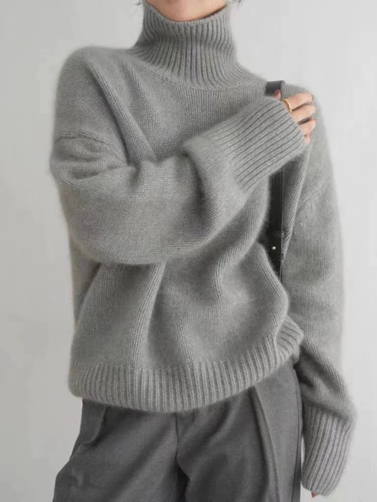 Cliona | Luxurious Cashmere Turtleneck Jumper